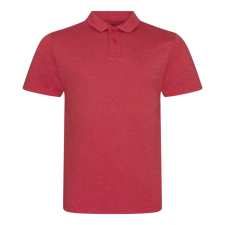 Just Polos JP001 tri-blend galléros férfi póló Just Polos, Heather Red-XL férfi póló