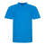 Just Polos JP100 mikropiké unisex galléros póló Just Polos, Azure Blue-M