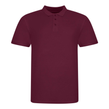 Just Polos JP100 mikropiké unisex galléros póló Just Polos, Burgundy-3XL férfi póló