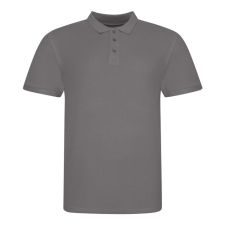 Just Polos JP100 mikropiké unisex galléros póló Just Polos, Charcoal-XL férfi póló