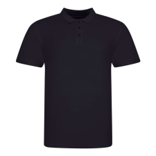 Just Polos JP100 mikropiké unisex galléros póló Just Polos, Deep Black-S férfi póló