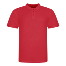 Just Polos JP100 mikropiké unisex galléros póló Just Polos, Fire Red-2XL férfi póló