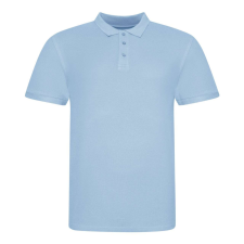 Just Polos JP100 mikropiké unisex galléros póló Just Polos, Sky Blue-M férfi póló