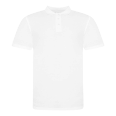 Just Polos JP100 mikropiké unisex galléros póló Just Polos, White-2XL