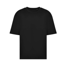 Just Ts JT009 rövd ujjú bő szabású unisex póló Just Ts, Deep Black-L