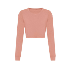 Just Ts JT016 rövid derekú hosszú ujjú Női póló Just Ts, Dusty Pink-XS