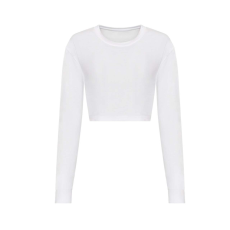 Just Ts JT016 WOMEN'S L/S CROPPED T L
