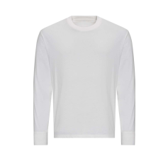 Just Ts JT019 bő szabású unisex hosszú ujjú póló Just Ts, White-2XL