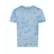 Just Ts JT022 batikolt egyedi mintás unisex rövid ujjú póló Just Ts, Blue Cloud-S