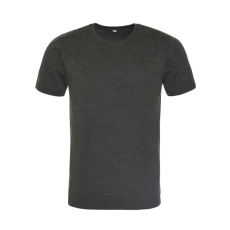Just Ts JT099 mosott hatású unisex rövid ujjú póló Just Ts, Washed Jet Black-3XL