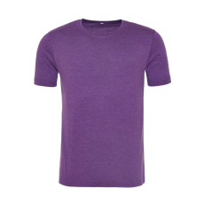 Just Ts JT099 mosott hatású unisex rövid ujjú póló Just Ts, Washed Purple-S