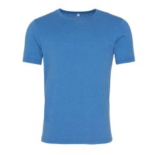 Just Ts Mosott hatásu Női rövid ujj póló, Just Ts JT099, Washed Sapphire Blue-XL női póló