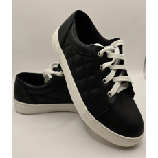  JustFab Black Steppelt Sneaker