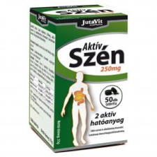 JutaVit Aktív szén 250mg tabletta - 50db vitamin és táplálékkiegészítő