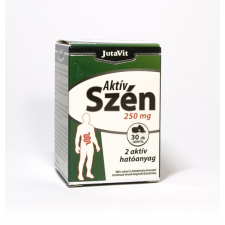  JutaVit Aktív Szén tabletta 250mg, 30db vitamin és táplálékkiegészítő