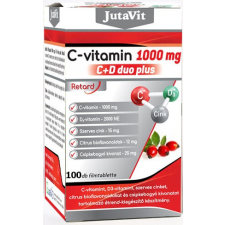  JutaVit C-1000 mg C+D Duo Plus - 100 db vitamin és táplálékkiegészítő
