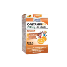  JUTAVIT C VIT.KID 200MG+D3 VIT.RAGOTABL.NAR 100X vitamin és táplálékkiegészítő