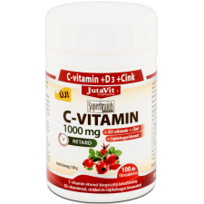 JutaVit C-vitamin 1000 mg + D3 + Cink retard filmtabletta csipkebogyóval 100db vitamin és táplálékkiegészítő
