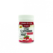 JutaVit C Vitamin 1000 mg nyújtott kioldódású csipkeb. + D3 vitamin + Cink, vitamin és táplálékkiegészítő