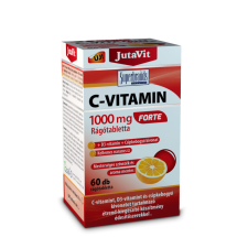 JutaVit C-vitamin 1000mg Forte rágótabletta+D3+csipkebogyó kivonat 60 db (narancs) vitamin és táplálékkiegészítő