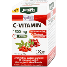 JutaVit C-vitamin 1500 mg filmtabletta + acerola-kivonat + csipkebogyó + D3-vitamin + cink 100db vitamin és táplálékkiegészítő