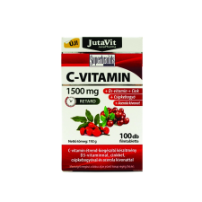 JutaVit C-vitamin 1500mg retard + csipkebogyó +acerola kivonat+D3+Cink 100x vitamin és táplálékkiegészítő