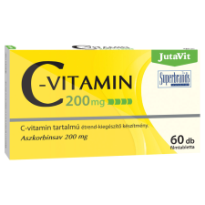  Jutavit c-vitamin 200 mg 60 db vitamin és táplálékkiegészítő