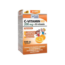 JutaVit C-vitamin KID 200mg + D3-vitamin 100db vitamin és táplálékkiegészítő