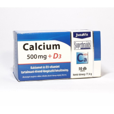 JutaVit Calcium 500mg+D3 tabletta - 50 db vitamin és táplálékkiegészítő