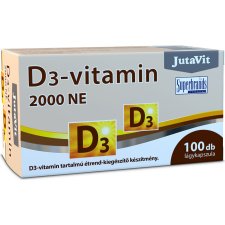 JutaVit D3-vitamin 2000NE - 100 db lágykapszula vitamin és táplálékkiegészítő