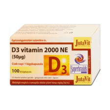 JutaVit D3-vitamin 2000NE 50μg lágykapszula 100db vitamin és táplálékkiegészítő