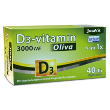 JutaVit d3-vitamin 3000 NE olíva 40 db vitamin és táplálékkiegészítő