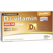 JutaVit D3-vitamin 4000NE FORTE - 100 db tabletta vitamin és táplálékkiegészítő
