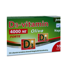 JutaVit D3-vitamin Olíva 100x4000NE lágykapszula vitamin és táplálékkiegészítő