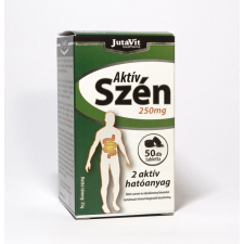 JutaVit JutaVit Aktív Szén tabletta 250mg, 50db vitamin és táplálékkiegészítő