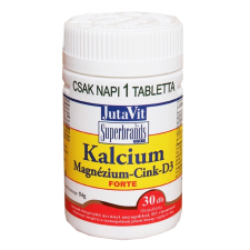JutaVit JUTAVIT CA-MG-ZN FORTE TABLETTA 30 DB vitamin és táplálékkiegészítő