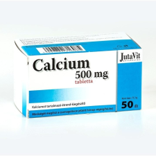 JutaVit JUTAVIT CALCIUM TABLETTA 500MG 50 DB vitamin és táplálékkiegészítő