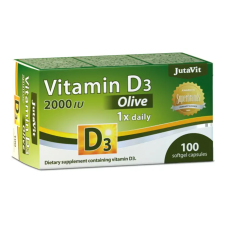 JutaVit Jutavit d3-vitamin 2000 NE oliva lágykapszula 100 db gyógyhatású készítmény