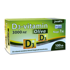 JutaVit Jutavit d3-vitamin 3000 NE olíva 100 db vitamin és táplálékkiegészítő