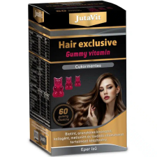 JutaVit Jutavit Hair Exclusive Gummy Vitamin cukormentes - 60x vitamin és táplálékkiegészítő