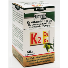  Jutavit K2 (120µg) + D3 (2200NE) + K1 (700µg) vitamin lágyzselatin kapszula 60 db gyógyhatású készítmény