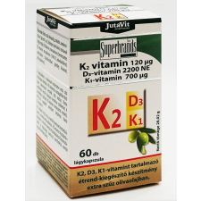 JutaVit K2 (120µg) + D3 (2200NE) + K1 (700µg) vitamin lágyzselatin kapszula 60 db vitamin és táplálékkiegészítő
