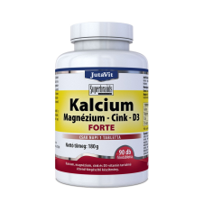  JutaVit Kalcium+Magnézium+Cink forte + D3 vitamin 90db gyógyhatású készítmény