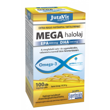 JutaVit Mega halolaj omega-3 kapszula 100 db gyógyhatású készítmény
