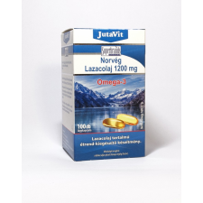 JutaVit Norvég Lazacolaj 1200mg Omega-3, 100db vitamin és táplálékkiegészítő