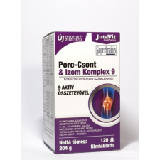 JutaVit porc-csont-izom komplex 9 tabletta 120 db vitamin és táplálékkiegészítő