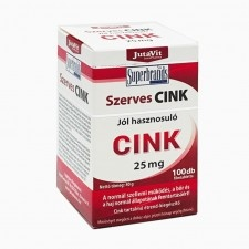 JutaVit Szerves Cink 25mg 100x 100 db vitamin és táplálékkiegészítő