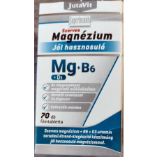 JutaVit Szerves MAGNÉZIUM+B6+D3 70 db filmtabletta vitamin és táplálékkiegészítő