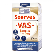 JutaVit Szerves Vas komplex forte 18 mg filmtabletta 100 db vitamin és táplálékkiegészítő