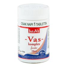 JutaVit Vas komplex 18 mg forte tabletta 40db vitamin és táplálékkiegészítő